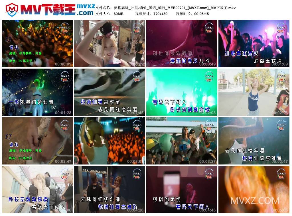 伊格赛听_叶里-谪仙_国语_流行_MEB00201